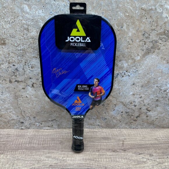 Joola Journey 10mm Pickleball Paddle Ben Johns Blue Black NWT - Picture 1 of 7